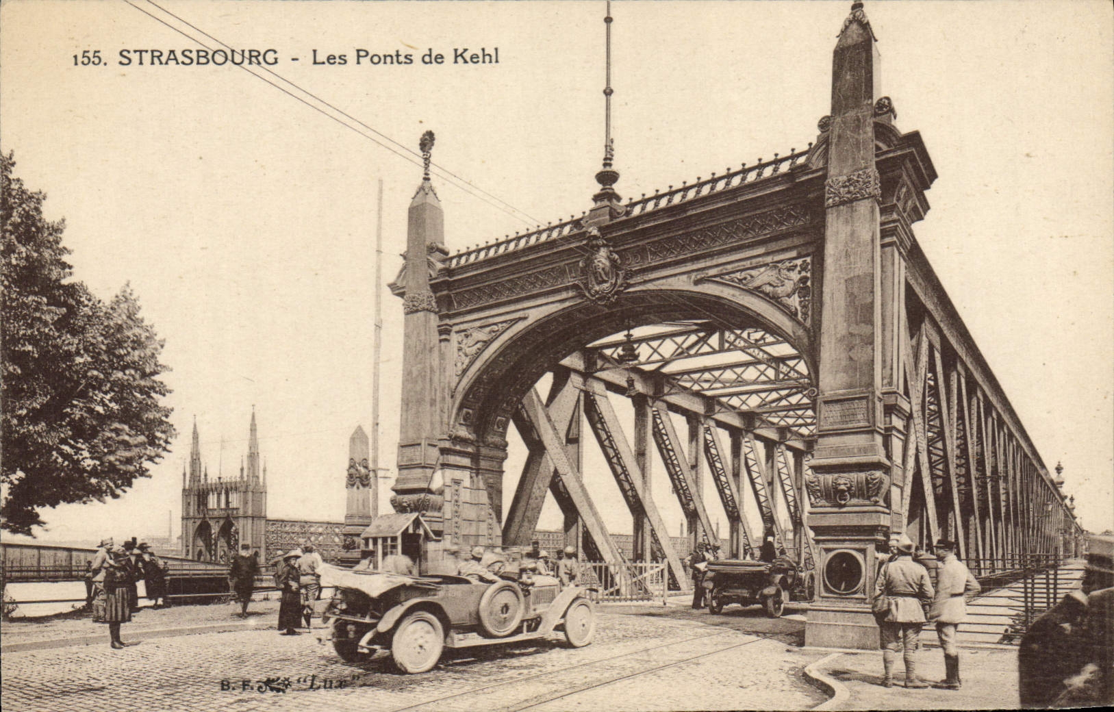 CPA Strasbourg Les Ponts De Kehl