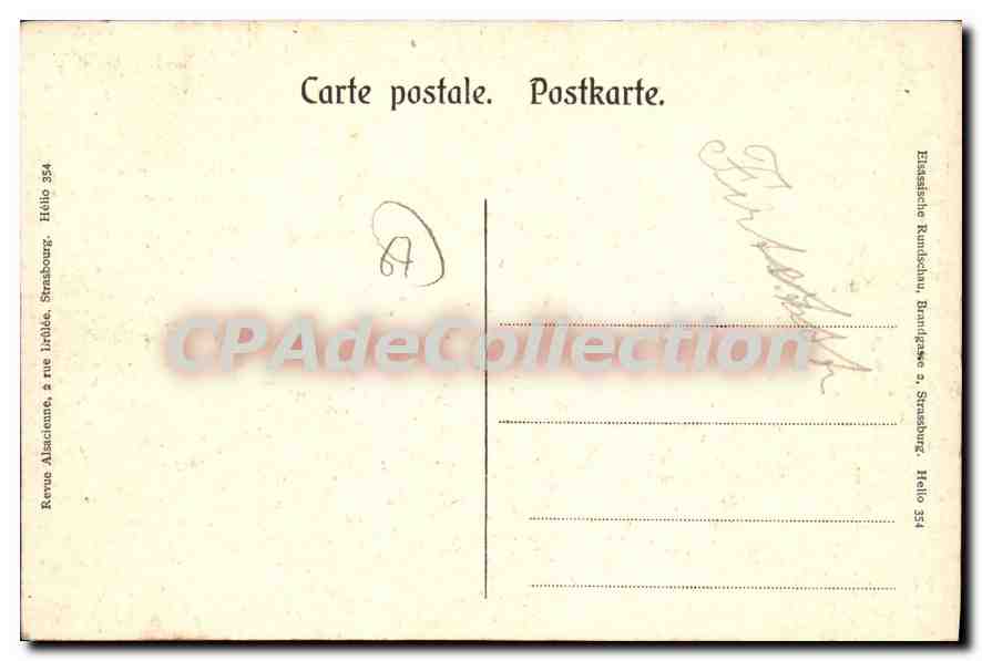 CPA Strasbourg — Rückseite