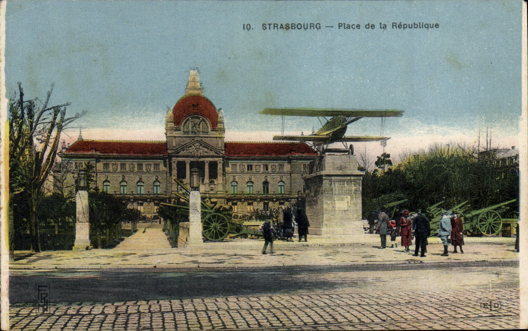 CPA Strasbourg Place De La Republique
