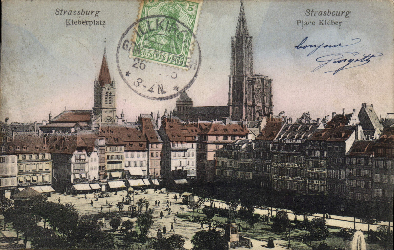 CPA Strasbourg Place Kléber