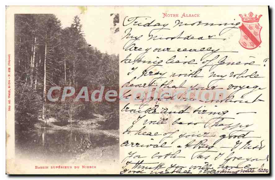 CPA Notre Alsace bassin supérieur du Nideck