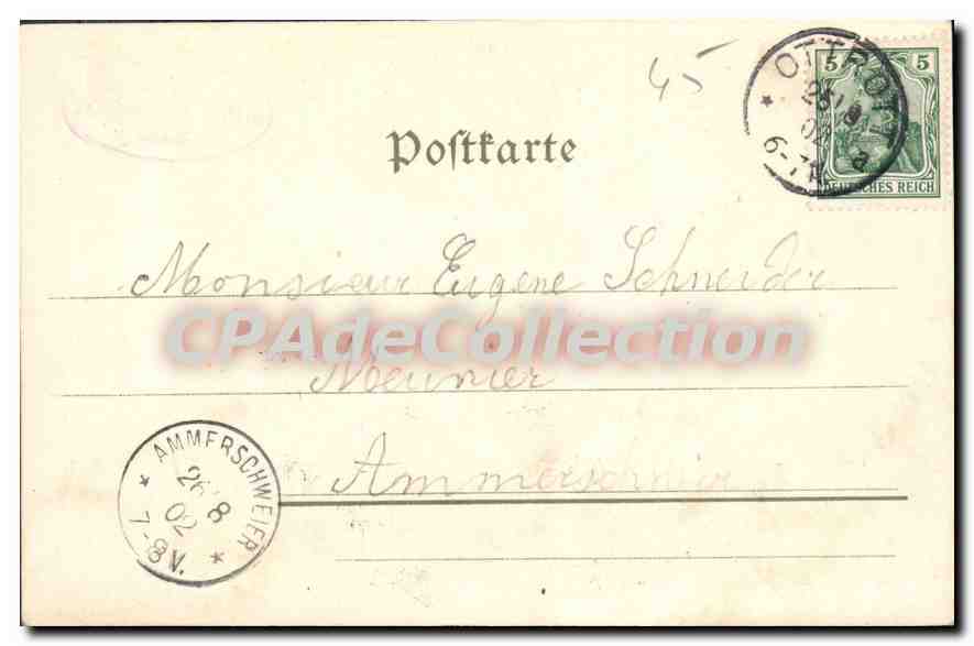 CPA St Odilienberg Mont St Odile quelle source — Rückseite