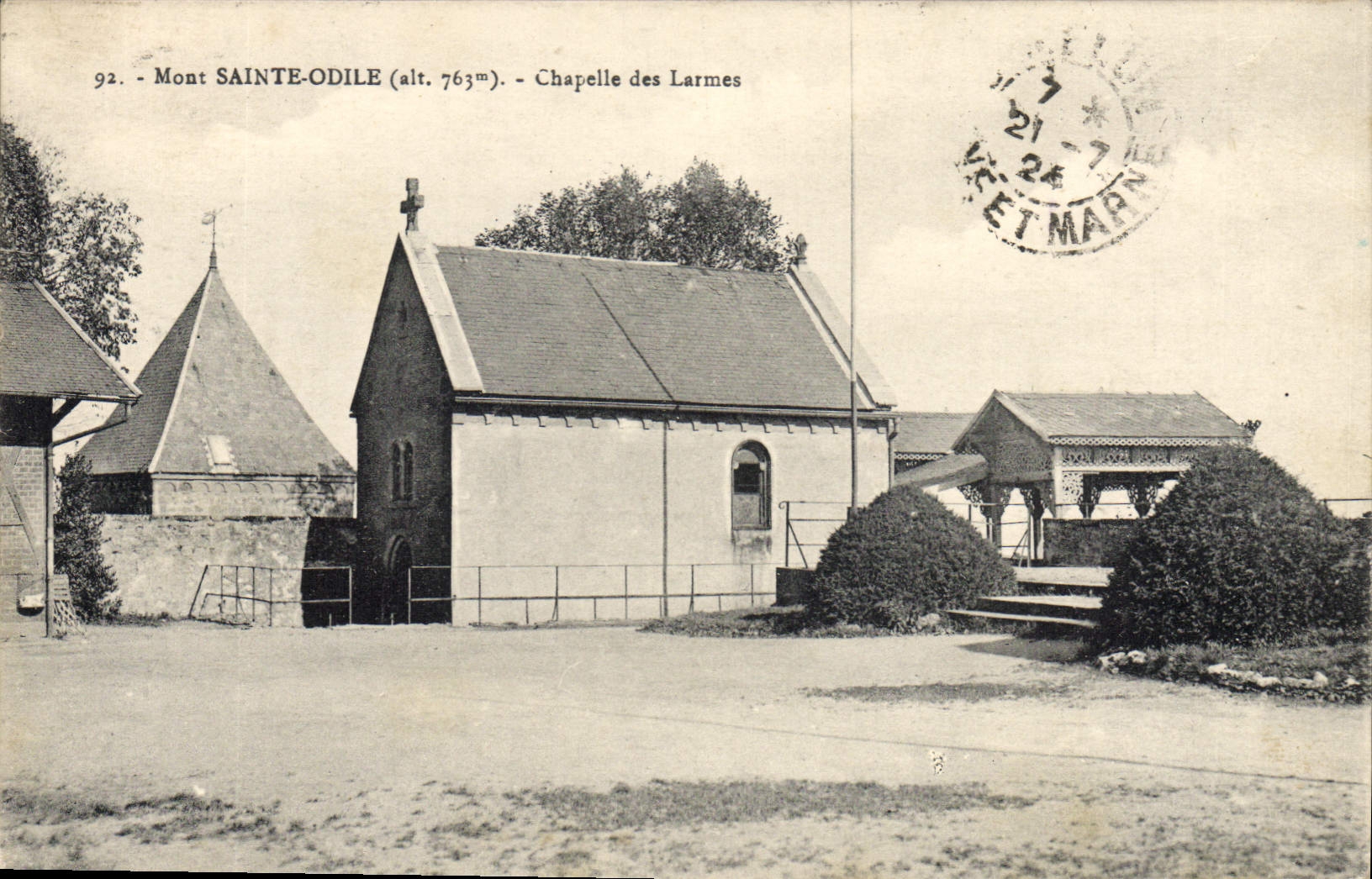 CPA Mont St Odile chapelle des larmes