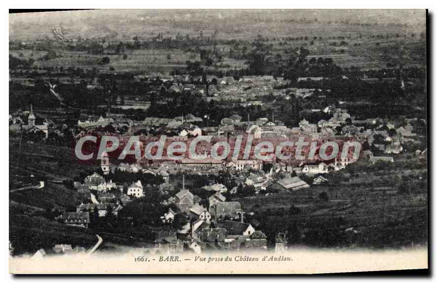 CPA Barr Vue Prise Du Chateau D'Andlau