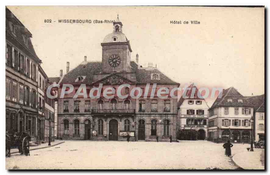 CPA Wissembourg Hotel De Ville