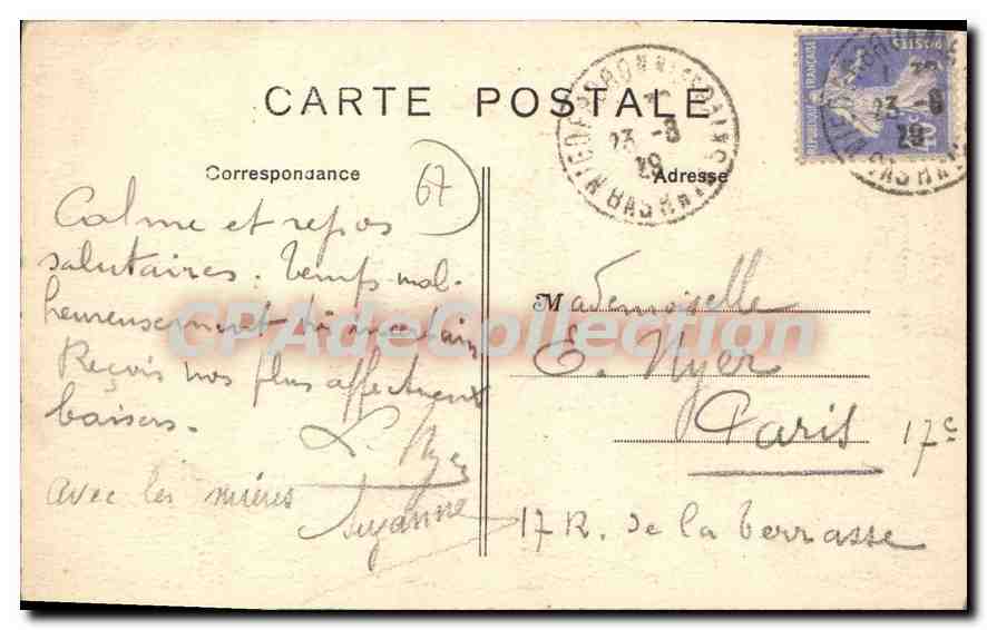 CPA RIQUEWIHR vieille porte — Rückseite