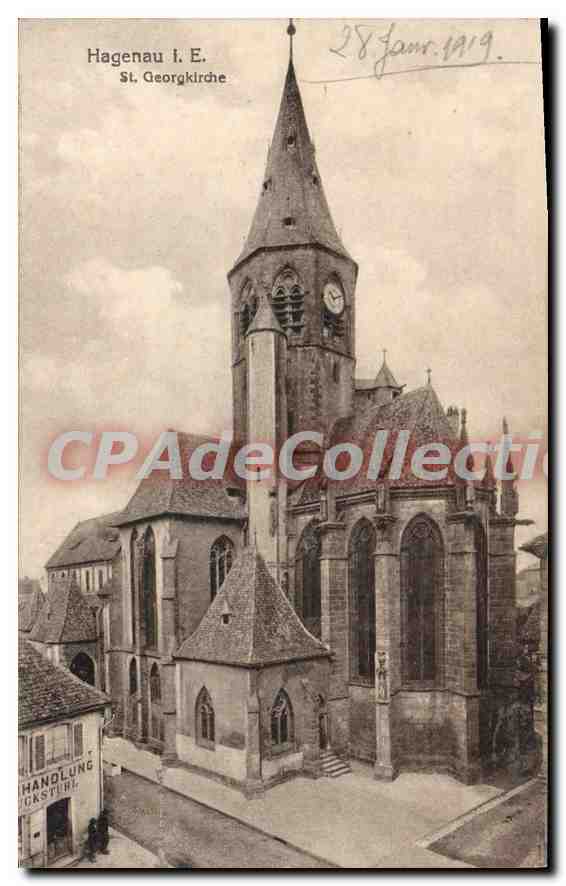 CPA Hagenau St Georgkirche