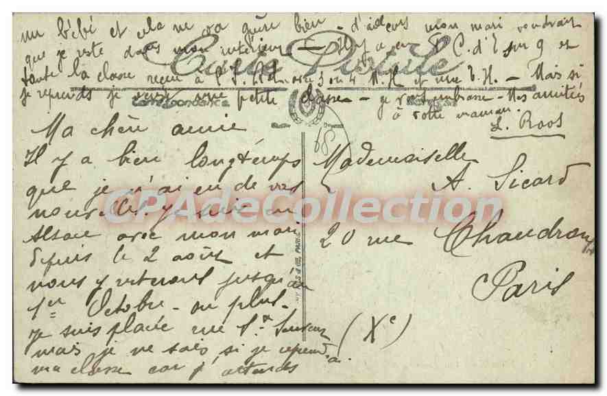 Colmar — Vue générale et Chaîne des Vosges — LL. — Éditeur LL, n°2 — Reverso