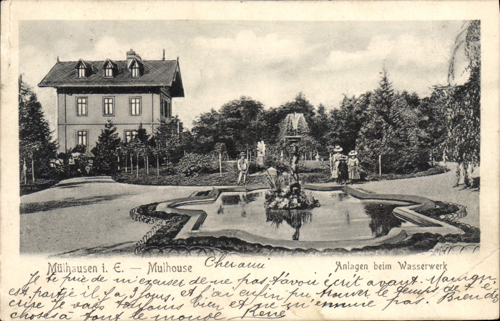 Mulhouse — Anlagen beim Wasserwerk — éditeur non identifié