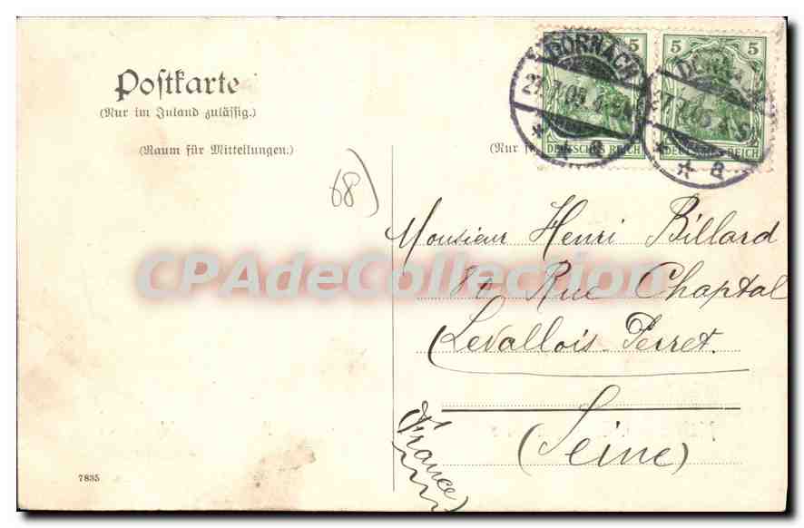 Mulhouse — Anlagen beim Wasserwerk — éditeur non identifié — Verso