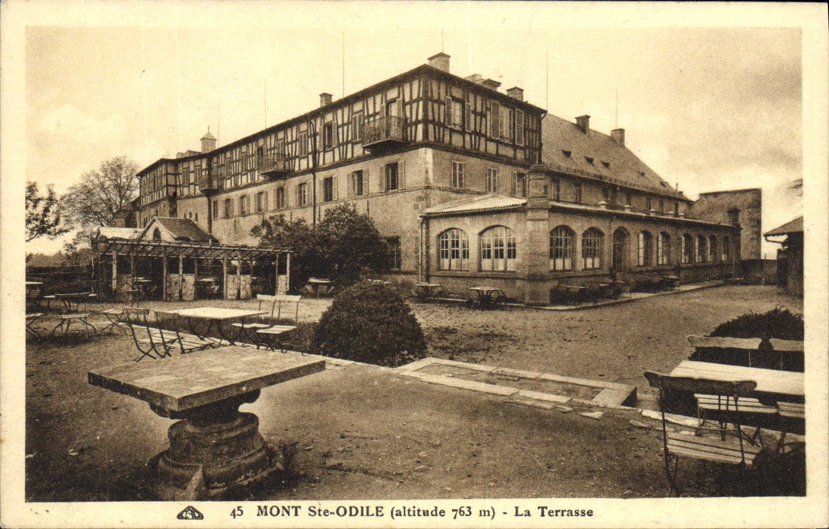 CPA Mont Ste Odile La Terrasse