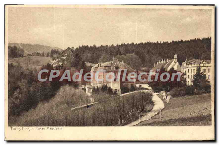 Trois Épis - Drei Aehren — vue panoramique des bâtiments et du paysage — Felix Lubb, Karntner-Verlags-Anstalt, Strassburg i. E.