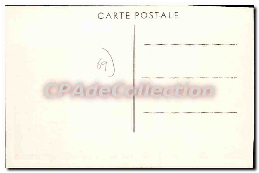 CPA Fleurie Vers Le Mont — Verso