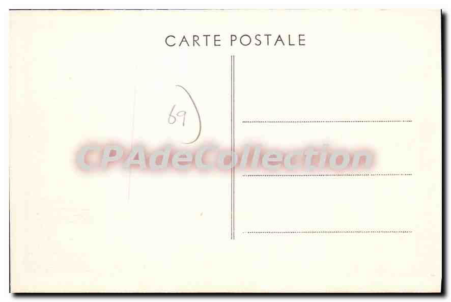 CPA Fleurie Le Vivier — Verso