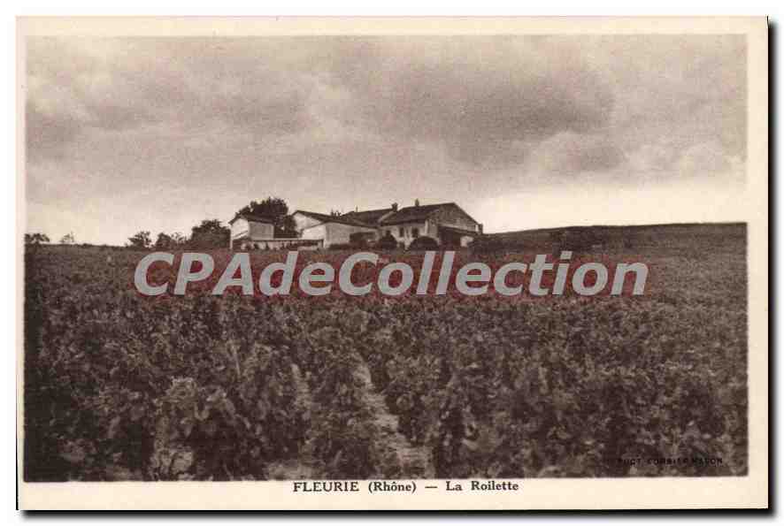 CPA Fleurie La Roilette