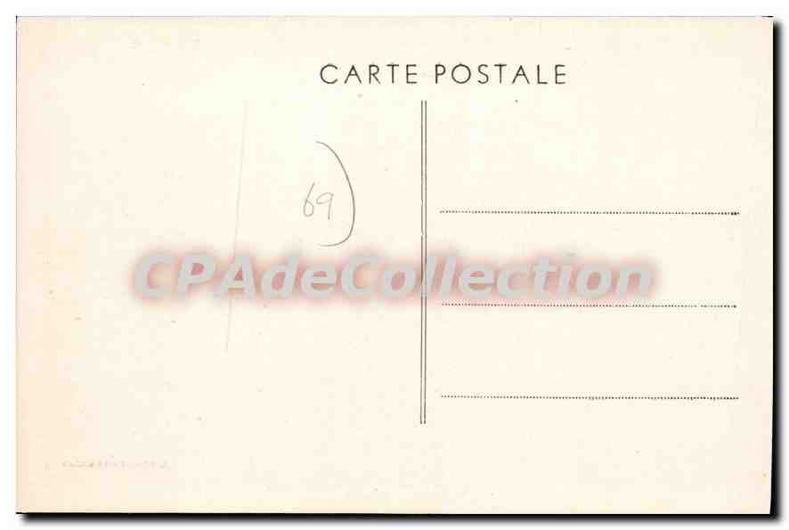 CPA Fleurie La Roilette — Back