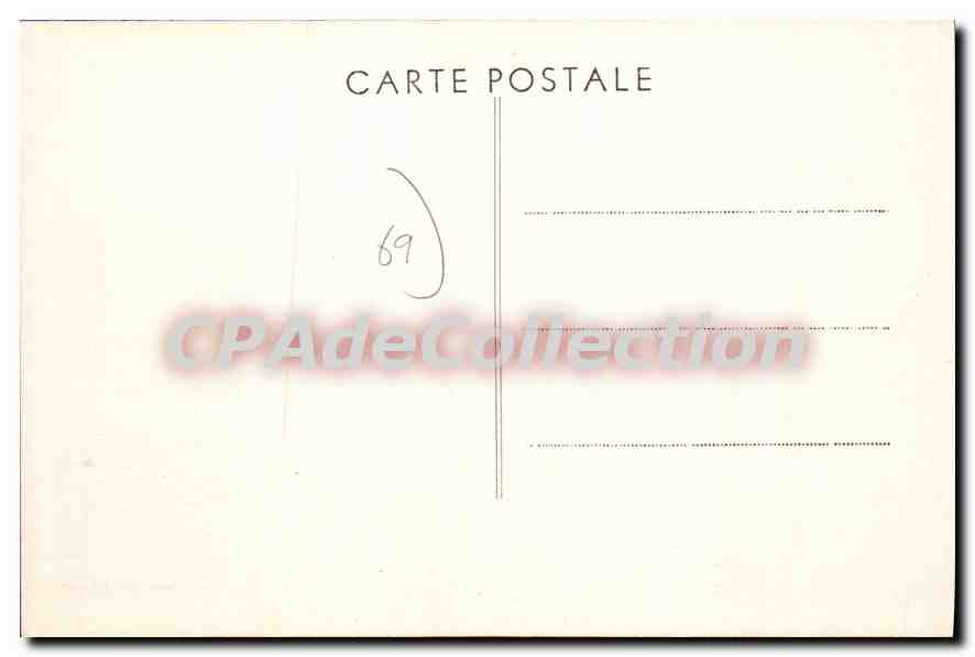 CPA Fleurie Les Lavers Et Poncier — Back
