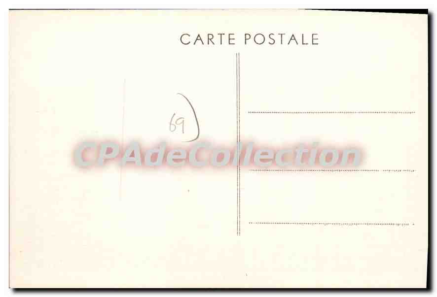 CPA Fleurie Les Quatre Vents — Verso