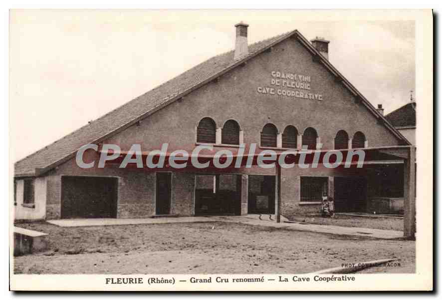 CPA Fleurie Grand Cru Renomme La Cave Cooperative
