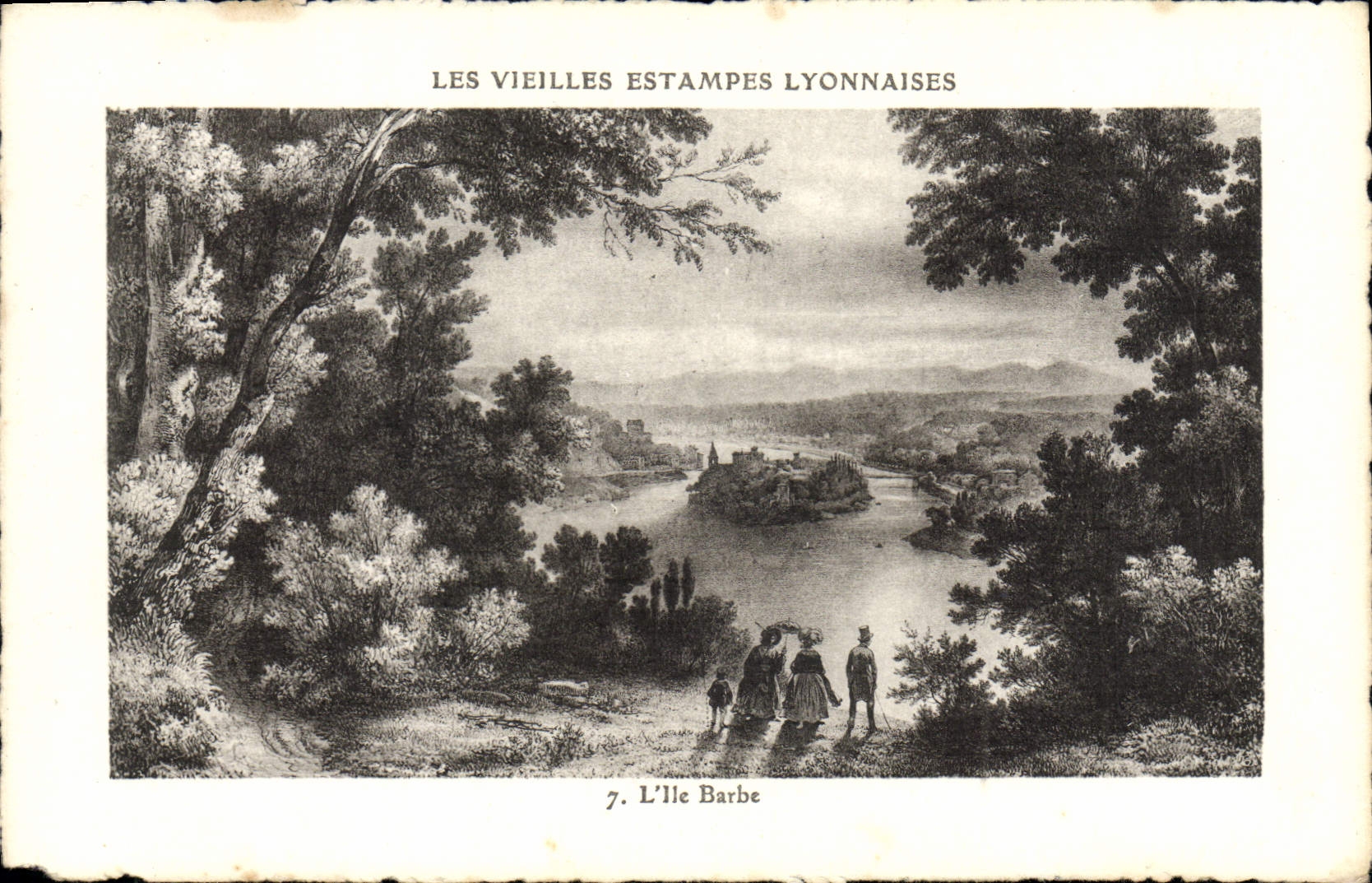 CPA Lyonnaises Les Vieilles Estampes ile barbe