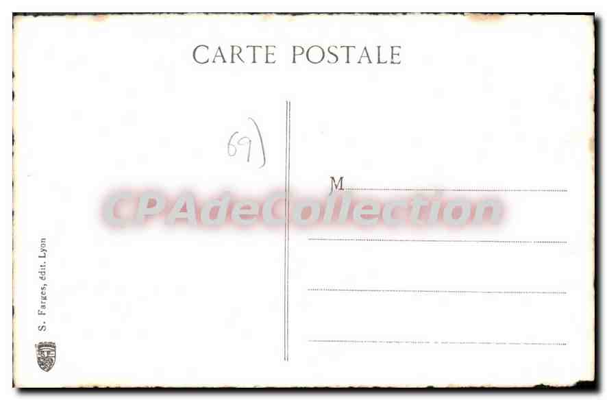 CPA Lyonnaises Les Vieilles Estampes ile barbe — Verso