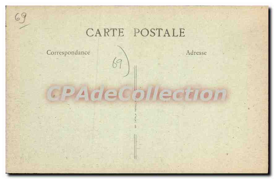 CPA Lyon Vue Generale De Vaise Et Les Usines Gillet à Serin — Verso