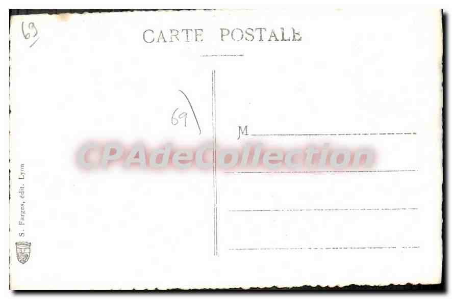 CPA Lyonnaises Les Vieilles Estampes Saint Rambert — Verso