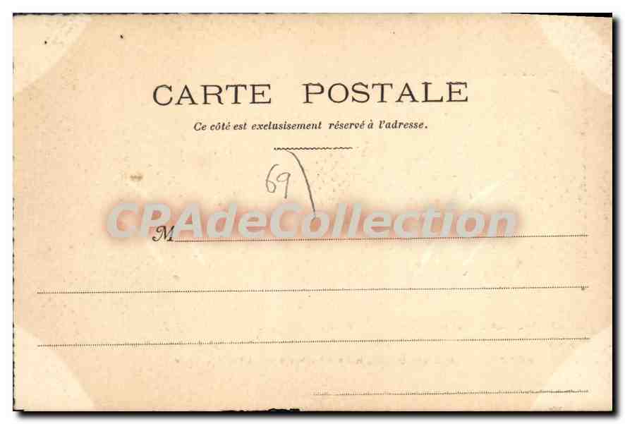 CPA Lyon Ancienne Place Des Cordeliers colonne astronomique — Verso