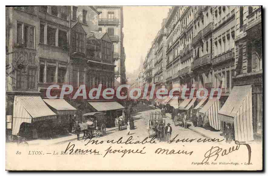 CPA Lyon La Rue Centrale
