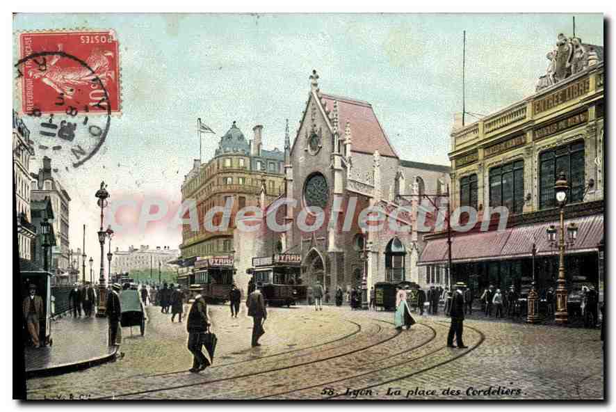 CPA Lyon La Place Des Cordeliers