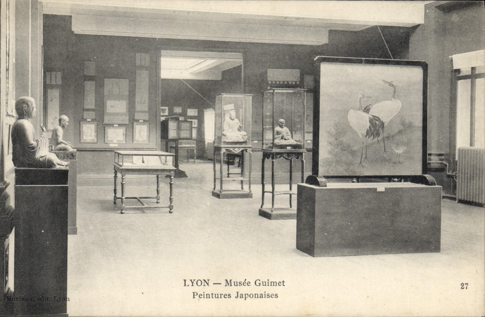 CPA Lyon Musee Guimet Peintures Japonaises Bouddha