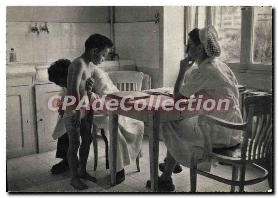 Séance d'hygiène — Aérium de l'Adret — Villard-de-Lans (Isère) — Photo Hélios Lombard