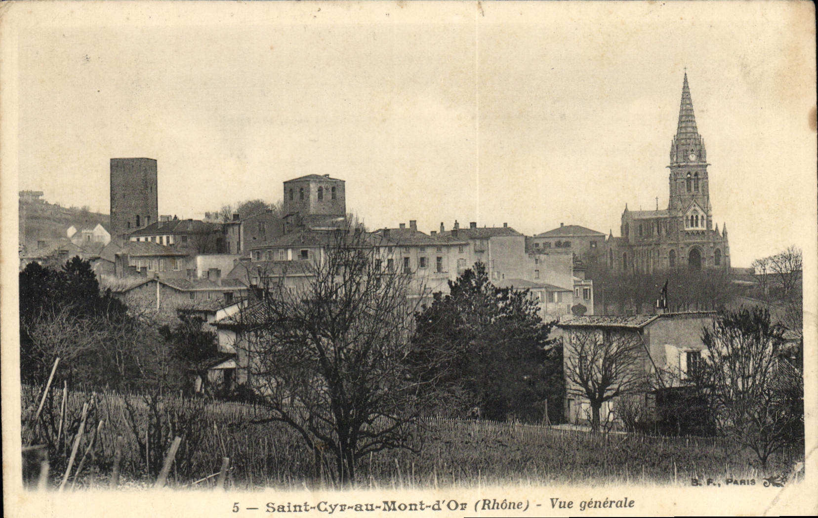 Saint-Cyr-au-Mont-d'Or (Rhône) — Vue générale — S.F. PARIS