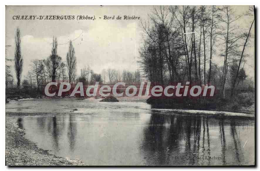 Chazay-d'Azergues (Rhône) — Ufer einer Fluss — Imprimerie L. Arbrest