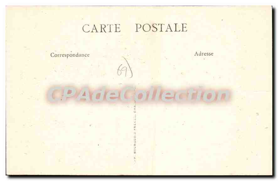 CPA Avenas Eglise — Verso