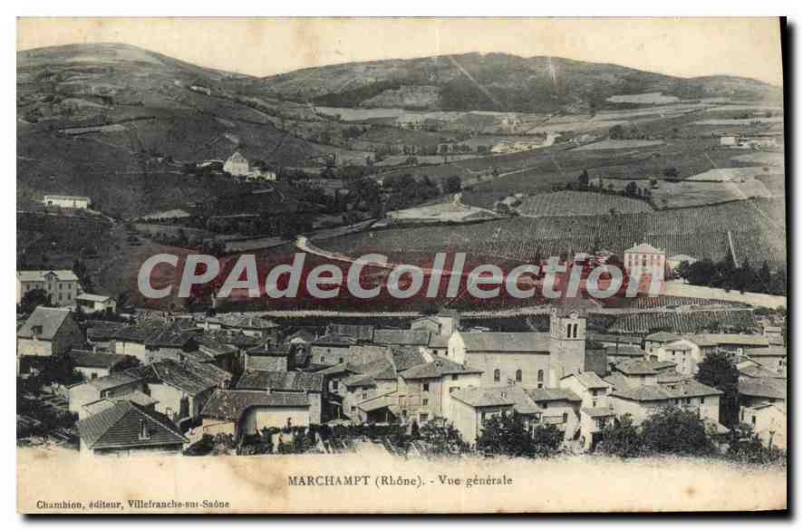 CPA Marchampt Vue Generale