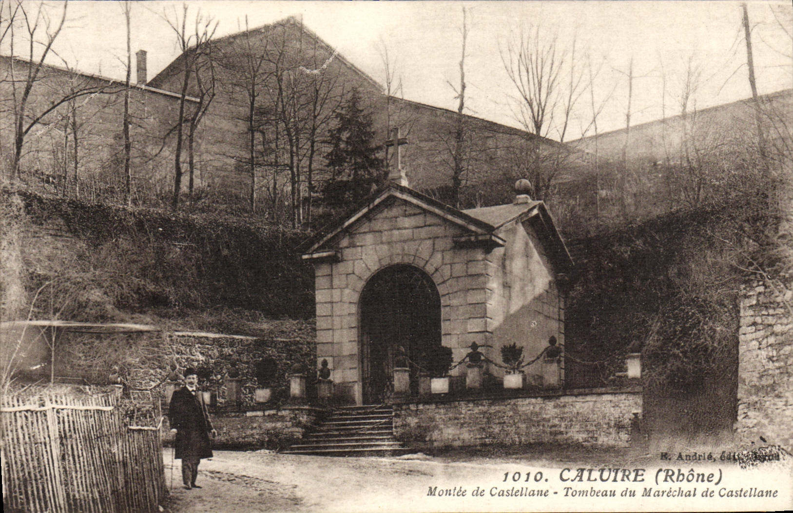 CPA Caluire Montee De Castellane tombeau