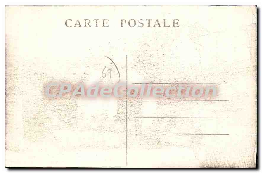 CPA Caluire Montee De Castellane tombeau — Verso
