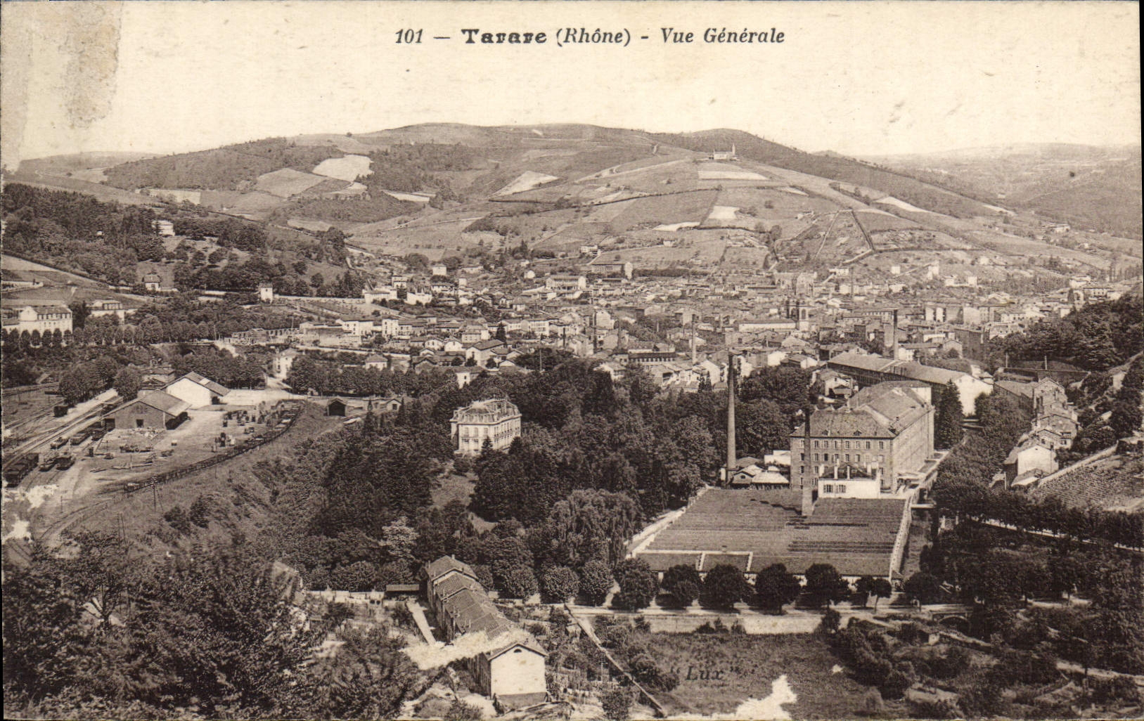Tarare (Rhône) — Vue Générale — Éditeur Lux, n° 101