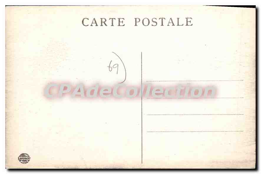 CPA Saint Nizier D'Azergues Vue Generale — Verso