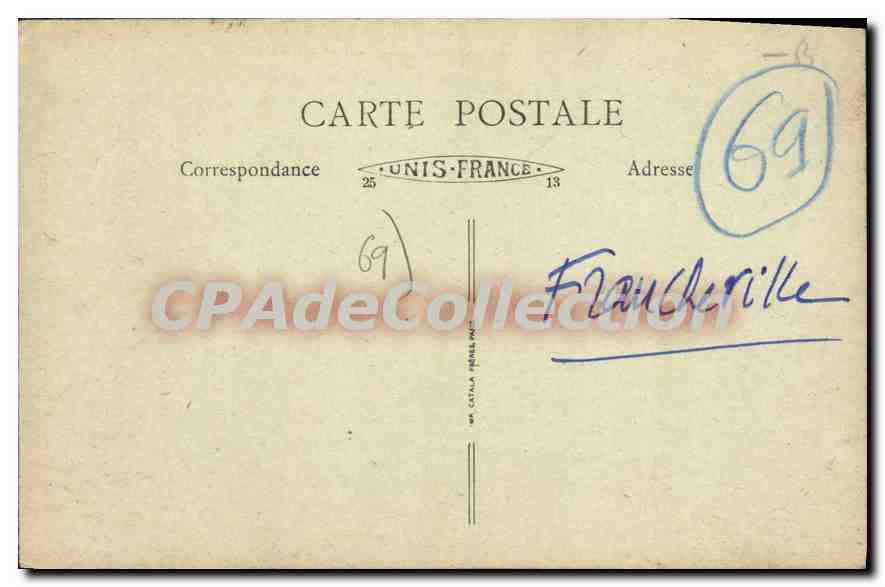 Francheville (Rhône) — Allgemeiner Überblick — Verlag B. F. P. — Rückseite