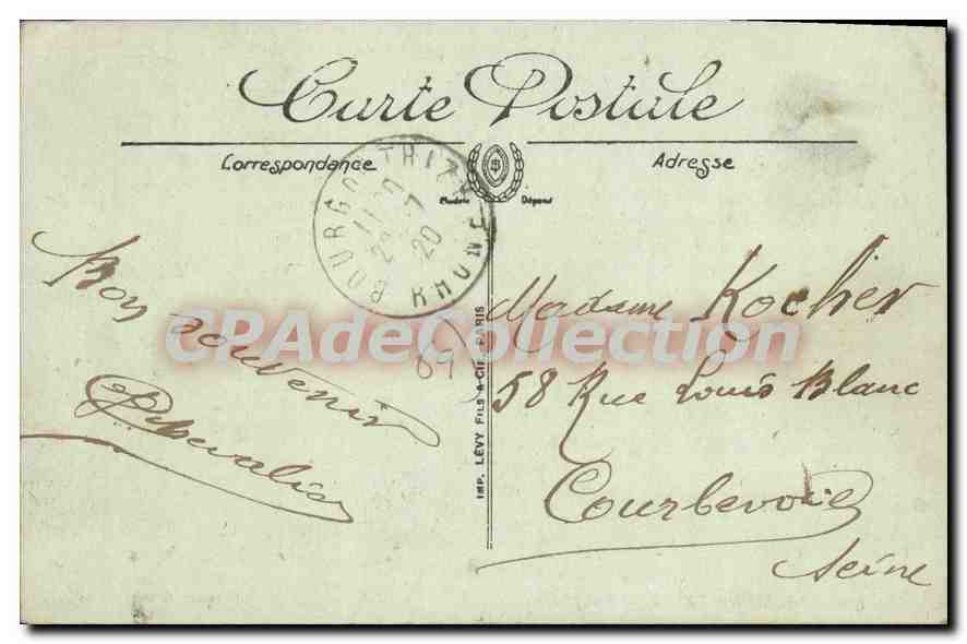 Bourg de Thizy — Vue générale — Chadier, Éditeur, Thizy — Reverso
