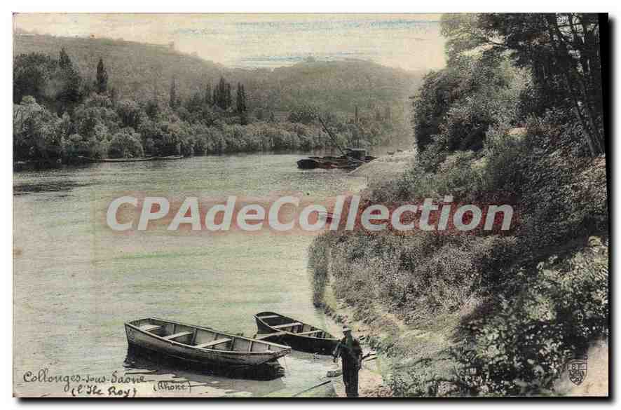 CPA Collouges Sous Saone île Roy