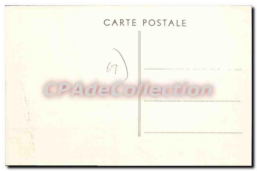 CPA Fleurie — Verso