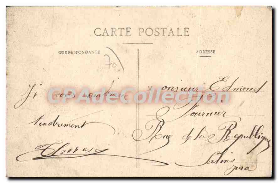 Ormenans (Haute-Saône) - Le Château — Rückseite