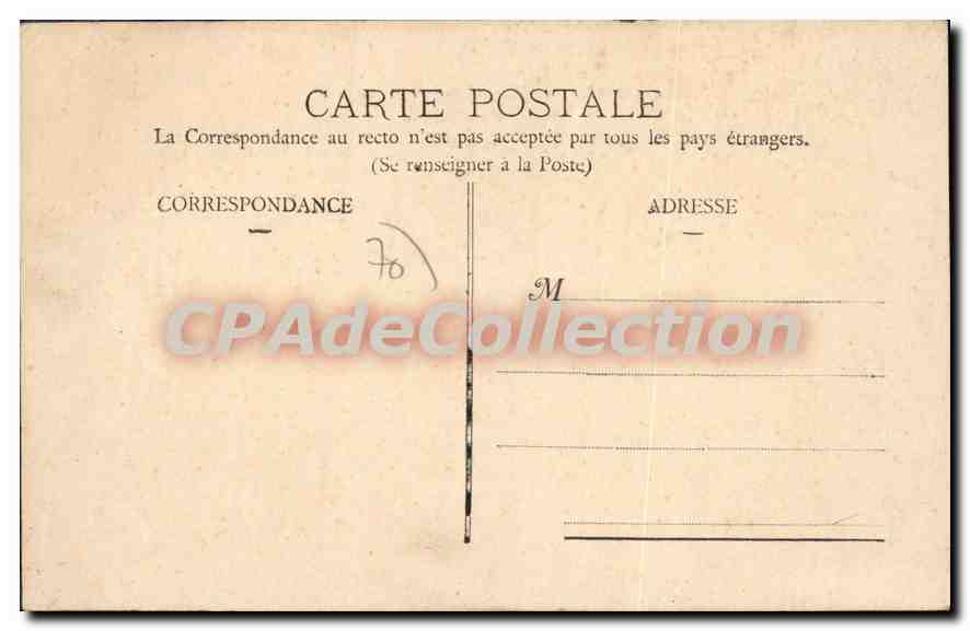 Borey (Hte-Saône) - L'Intérieur de l'Église — M. D. Edit. Jacob, n°1 — Verso