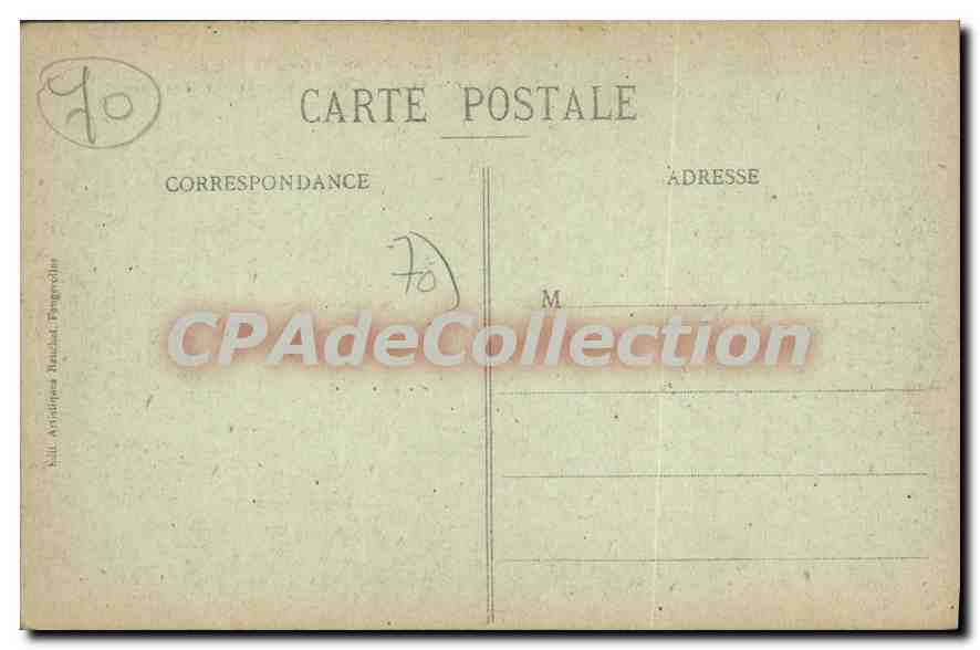 LUXEUIL-LES-BAINS — Avenue de la Gare — La Haute-Saône illustrée 75 ter — Rückseite