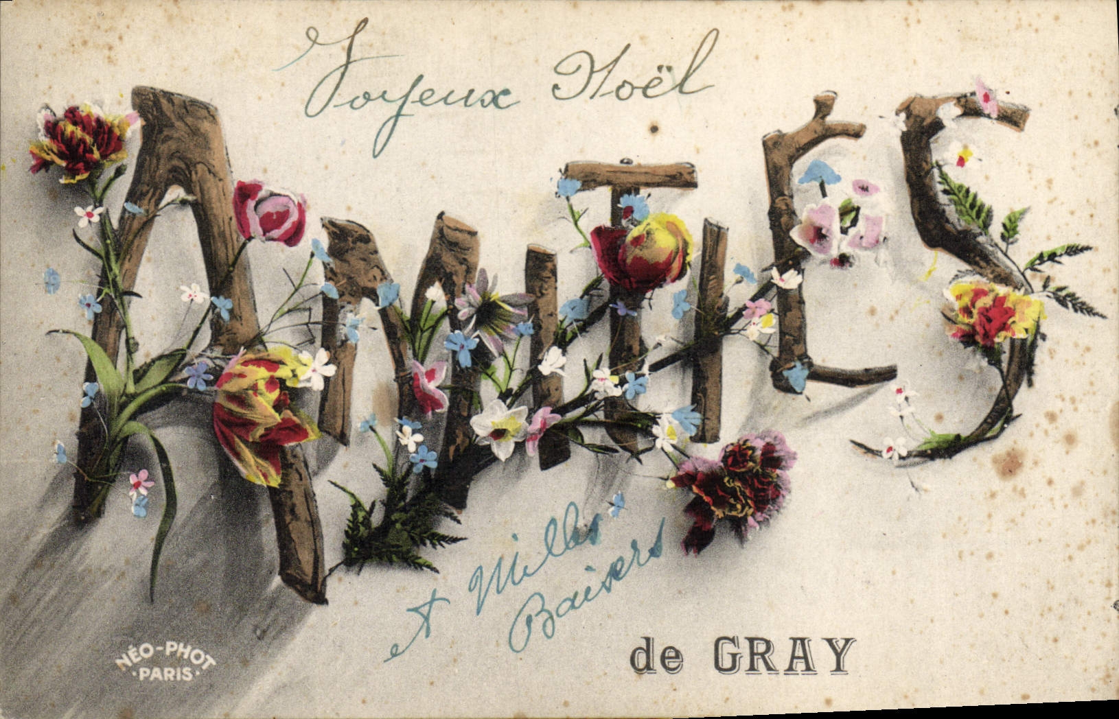 Foyeuse Noël — Annelles et Villes Baisers de GRAY — NÉO-PHOT PARIS