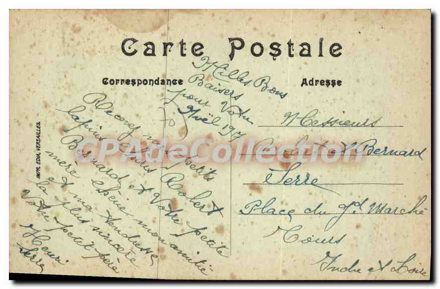 Foyeuse Noël — Annelles et Villes Baisers de GRAY — NÉO-PHOT PARIS — Rückseite