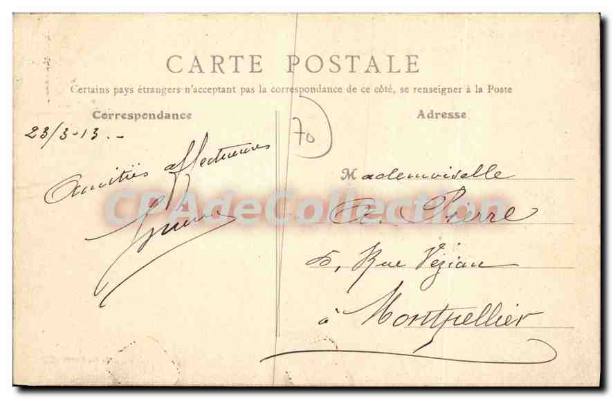 Vesoul — Place de la République et la Motte — La Haute-Saône Illustrée, n°36 — Rückseite